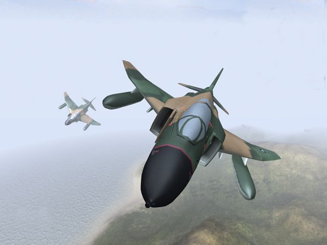 Battlefield: Vietnam Render (Battlefield Vietnam Fan Site Kit): F-4 sky