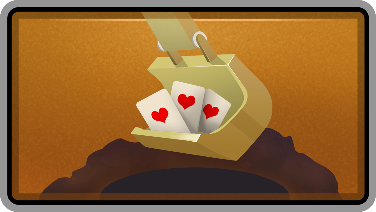 Microsoft Solitaire Collection Other (Official Xbox Live achievement art): Careful Excavation