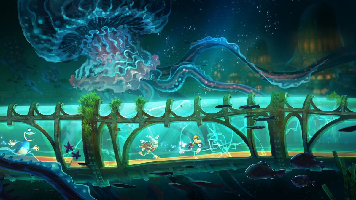 Rayman Legends Concept Art (Nintendo E3 2013 Artwork Press Kit): Ocean Run