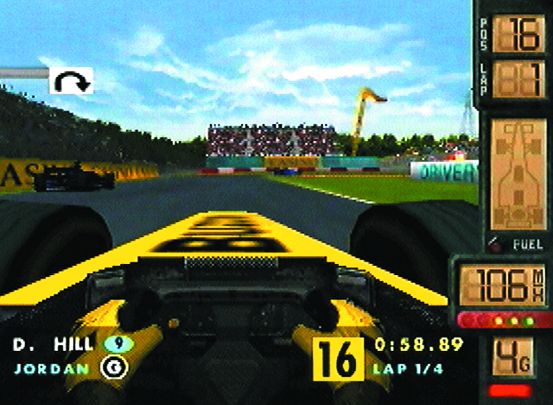 F-1 World Grand Prix II Screenshot (Nintendo Artwork CD III)