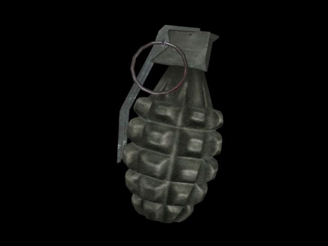 Medal of Honor: Allied Assault Render (Medal of Honor: Allied Assault Fan Site Kit): Mark II frag grenade