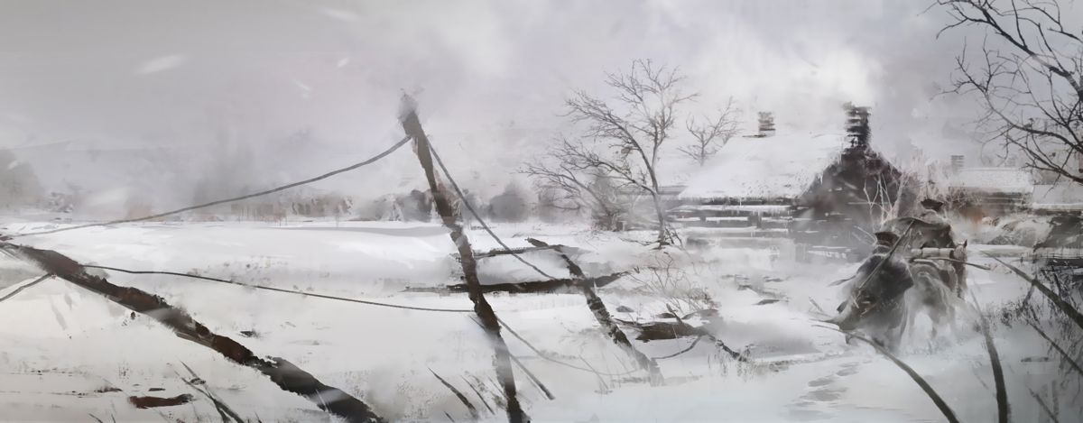 Assassin's Creed III Concept Art (Nintendo E3 2013 Artwork Press Kit): Frontier Winter