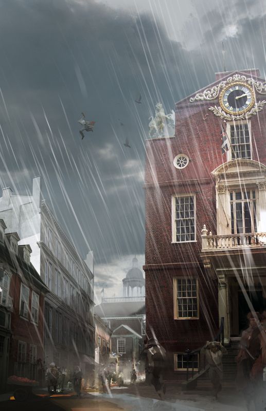 Assassin's Creed III Concept Art (Nintendo E3 2013 Artwork Press Kit): Boston Church