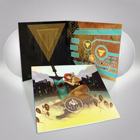 Transistor Other (From the <a href="https://www.supergiantgames.com/games/transistor/"> official Supergiant page. </a> (accessed November 2016)): TransistorVinyl_001_Large