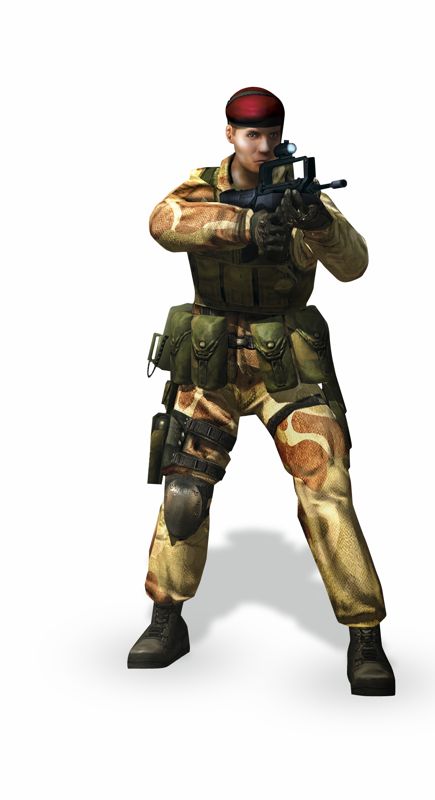 Battlefield 2: Booster Pack - Euro Force Render (Battlefield 2 Fan Site Kit 2.0): Front Soldier