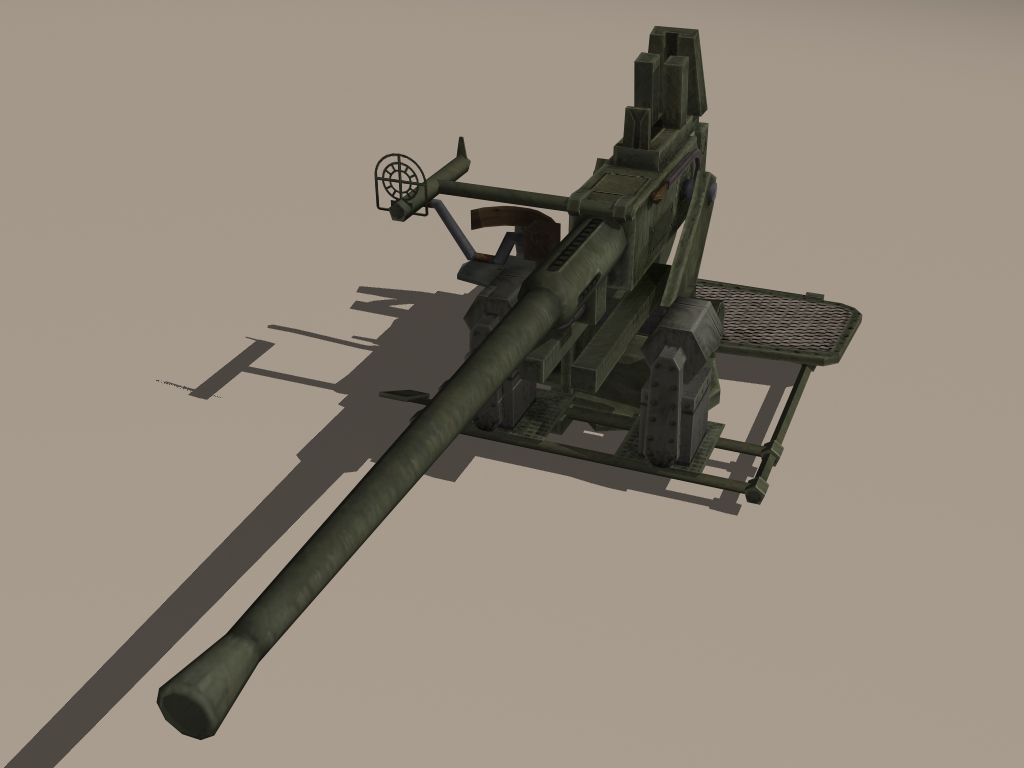 Battlefield 1942 Render (Battlefield 1942 Fan Site Kit): 40mm Bofors