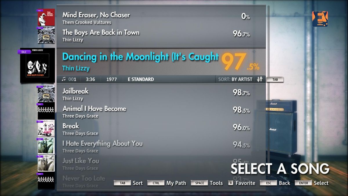Rocksmith: All-new 2014 Edition - Thin Lizzy: Dancing In The Moonlight (It's Caught Me In Its Spotlight) Screenshot (Steam screenshots)
