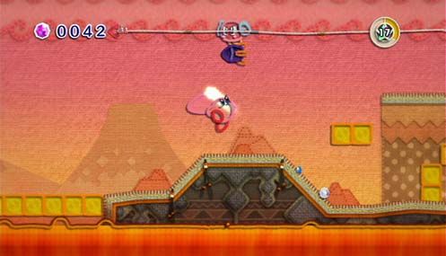Kirby's Epic Yarn Screenshot (Nintendo eShop - Wii)