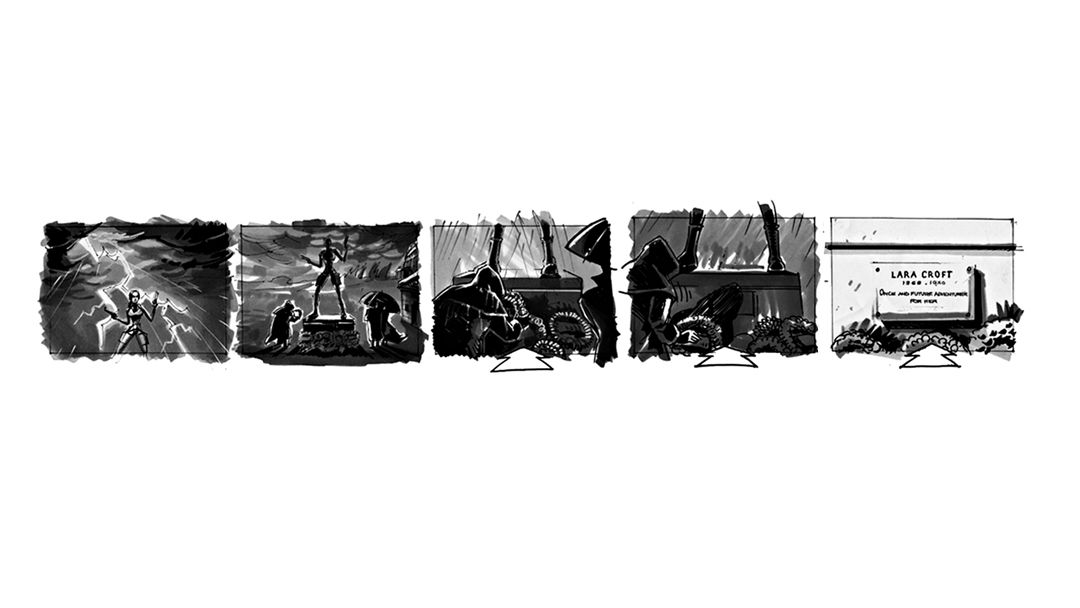 Tomb Raider: Chronicles Other (Tomb Raider: Chronicles Fankit): Storyboard Google Plus banner