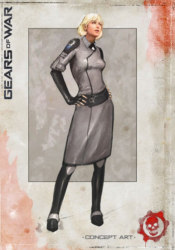 Gears of War Concept Art (Gears of War Fan Site Kit): Anya