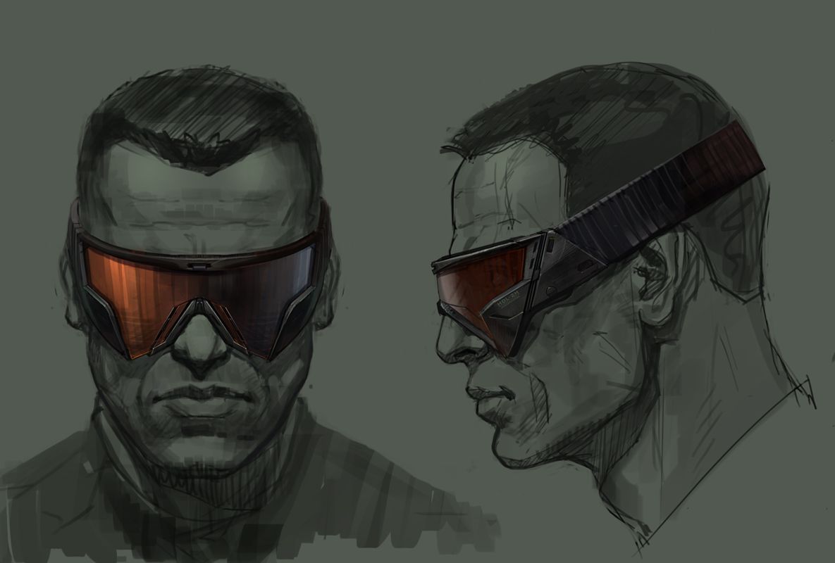 Crysis Concept Art (Crysis Fan Site Kit): Face glasses