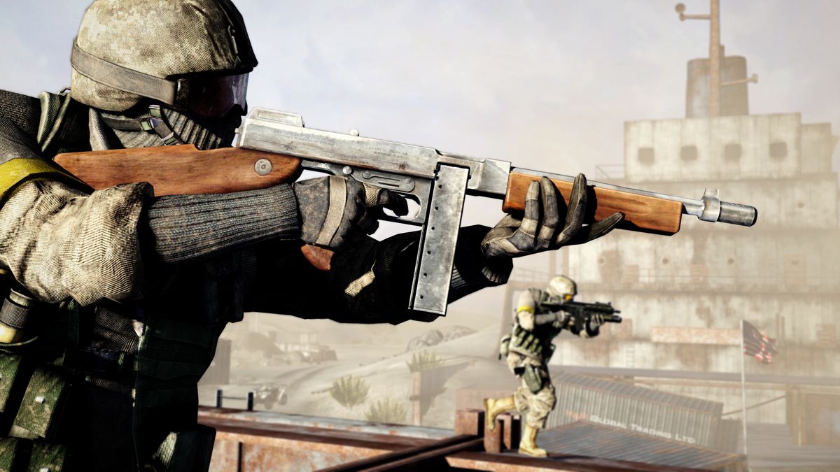 Battlefield: Bad Company 2 (Limited Edition) Screenshot (Battlefield: Bad Company 2 Fan Kit 2): Machine gun Thompson M1A1