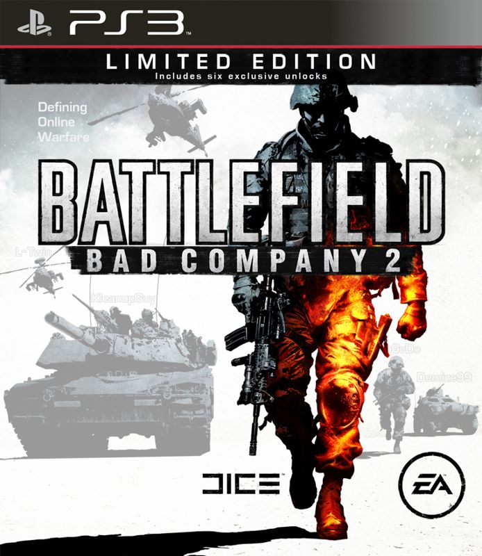 Battlefield: Bad Company 2 (Limited Edition) Other (Battlefield: Bad Company 2 Fan Kit 2): PS3 Limited Edition packfront