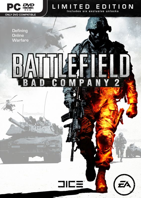 Battlefield: Bad Company 2 (Limited Edition) Other (Battlefield: Bad Company 2 Fan Kit 2): PC Limited Edition packfront