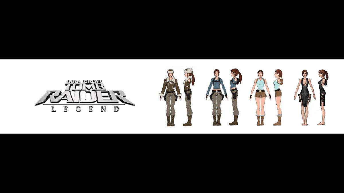 Lara Croft: Tomb Raider - Legend Other (Tomb Raider: Legend Fankit): Outfits YouTube banner
