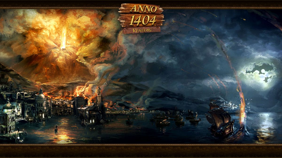 Dawn of Discovery: Venice Wallpaper (AnnoPortal, wallpapers): Volcano