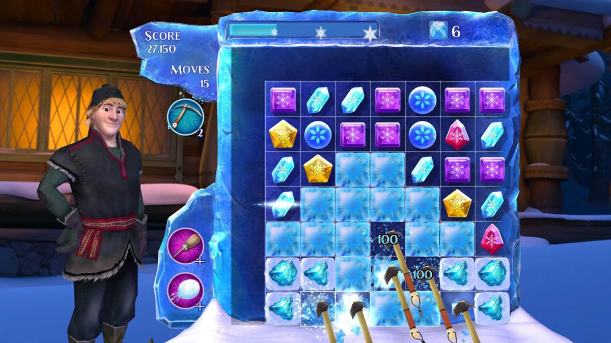 Frozen: Free Fall - Snowball Fight Screenshot (PlayStation.com)