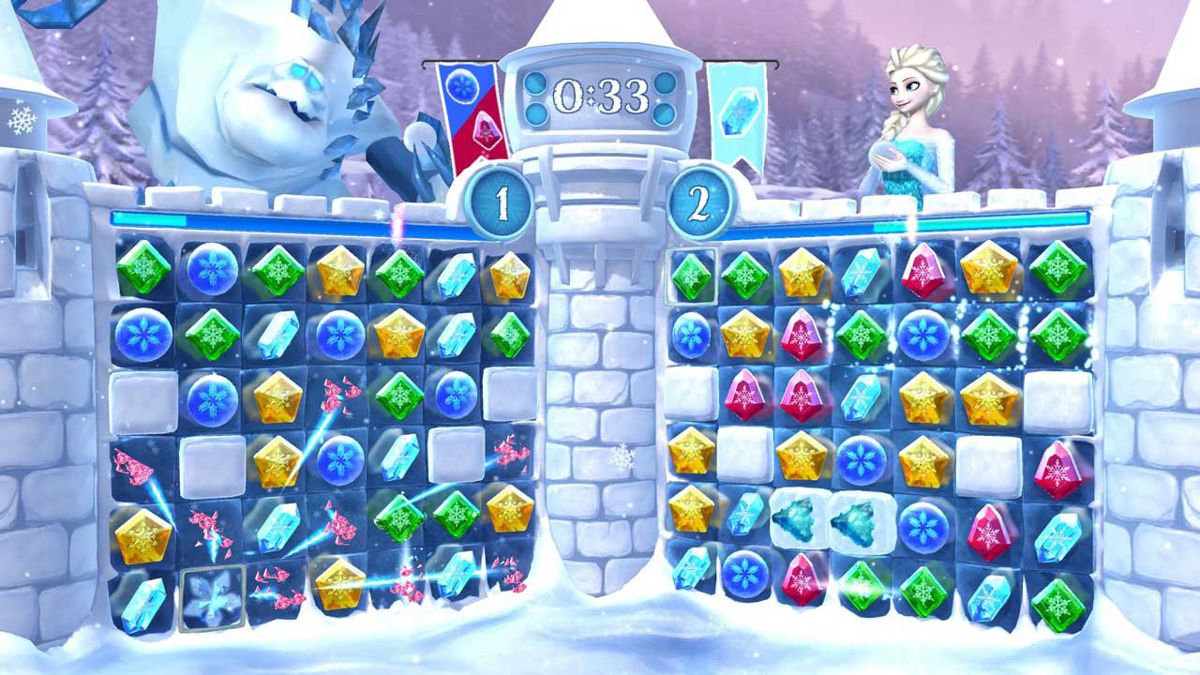 Frozen: Free Fall - Snowball Fight Screenshot (PlayStation.com)