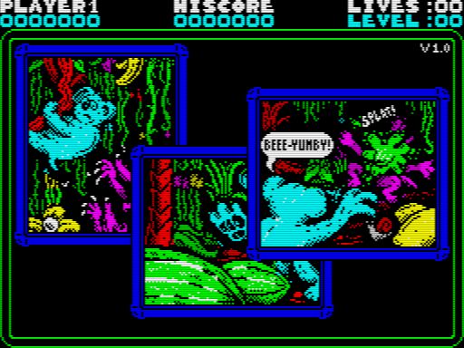 Dingo Screenshot (Tardis Remakes): The intro For ZX Spectrum.