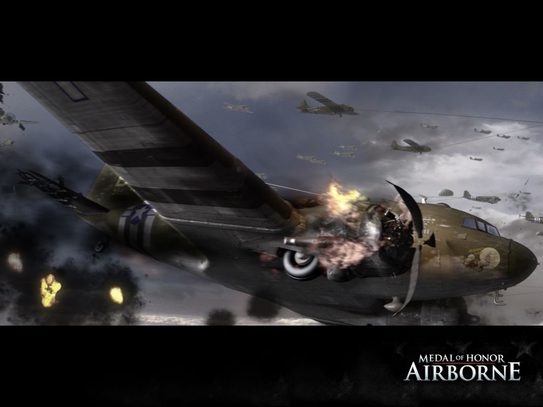 Medal of Honor: Airborne Wallpaper (Medal of Honor: Airborne Fan Site Kit): Going Down