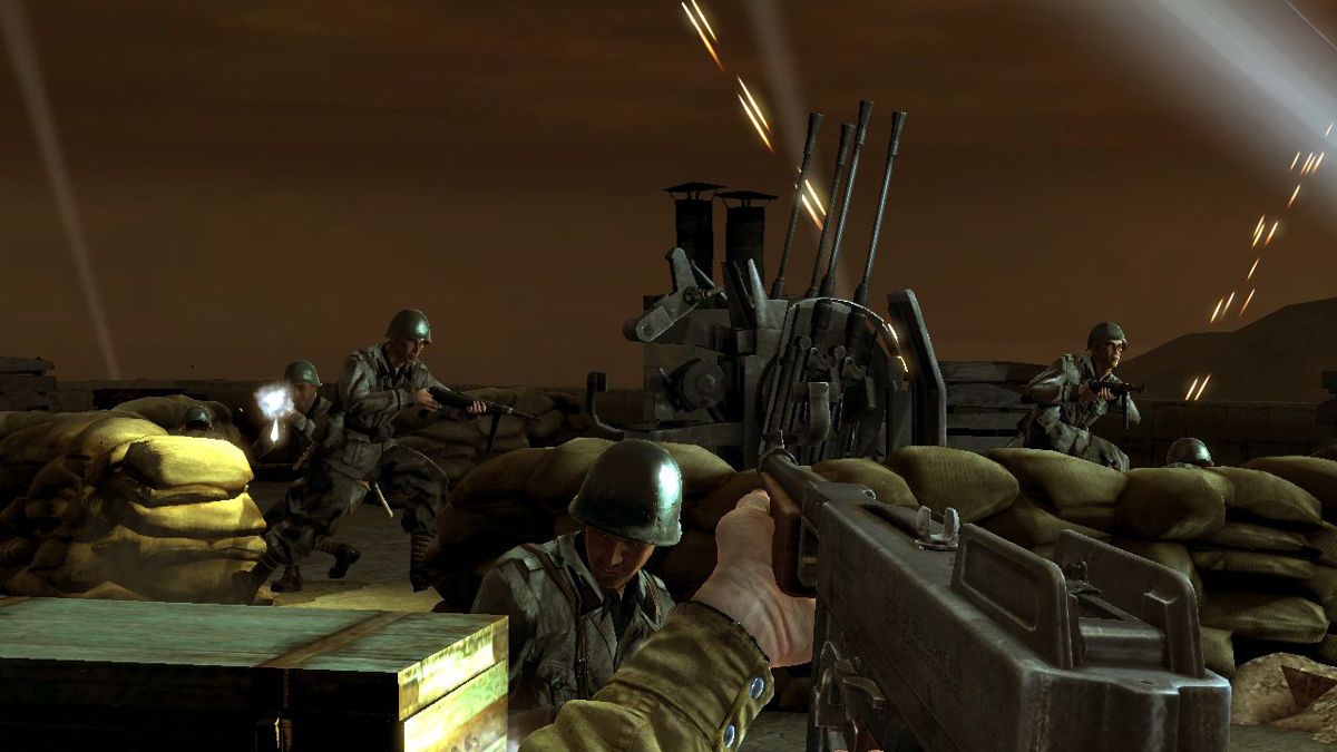 Medal of Honor: Airborne Screenshot (Medal of Honor: Airborne Fan Site Kit): Town Hall Rooftop