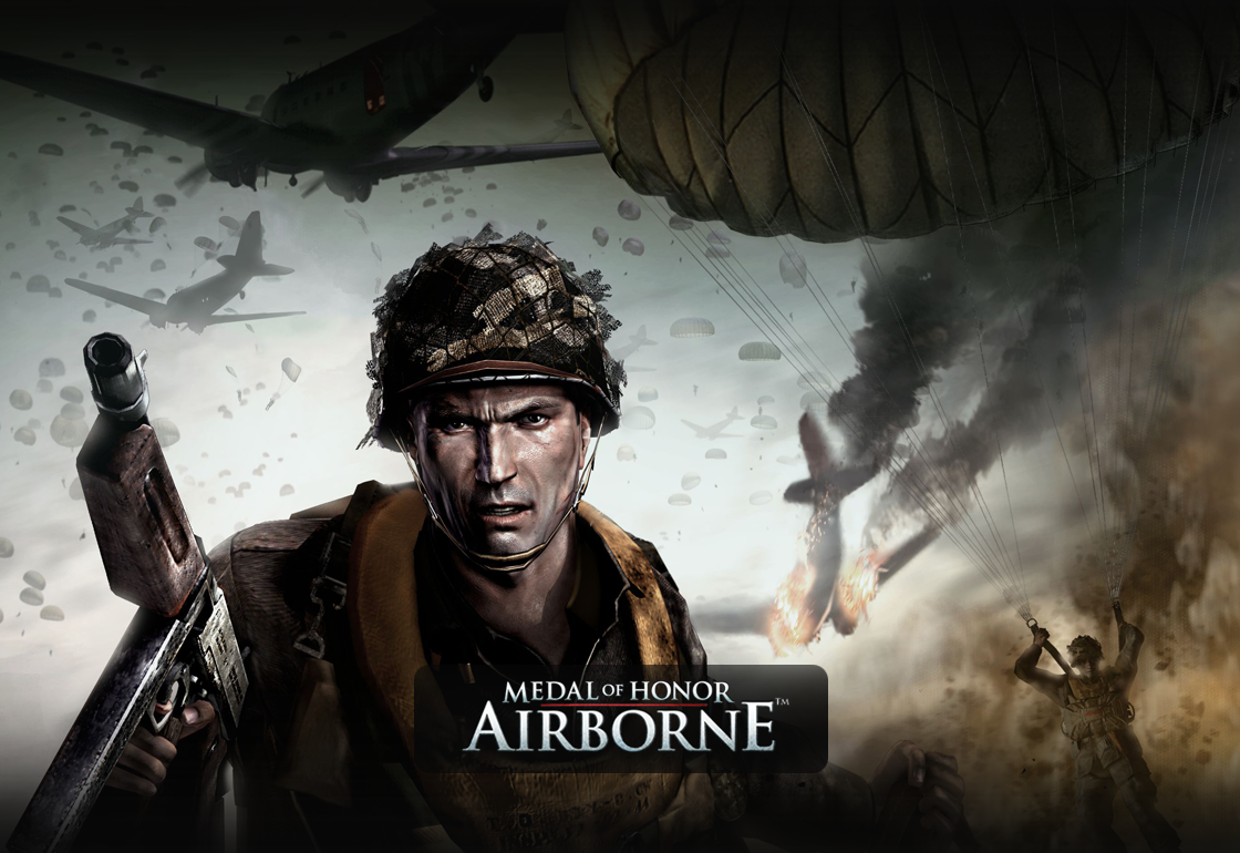 Medal of Honor: Airborne Other (Medal of Honor: Airborne Fan Site Kit): Parachute poster shot