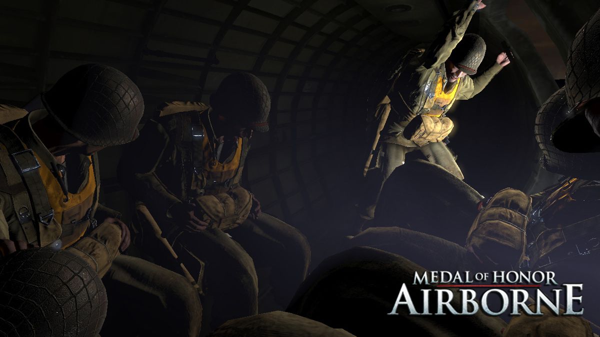 Medal of Honor: Airborne Screenshot (Medal of Honor: Airborne Fan Site Kit): IGN 3.23.07 - In the Plane