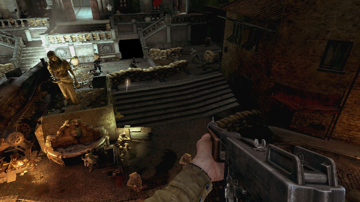 Medal of Honor: Airborne Screenshot (Medal of Honor: Airborne Fan Site Kit): Marketplace Rooftop