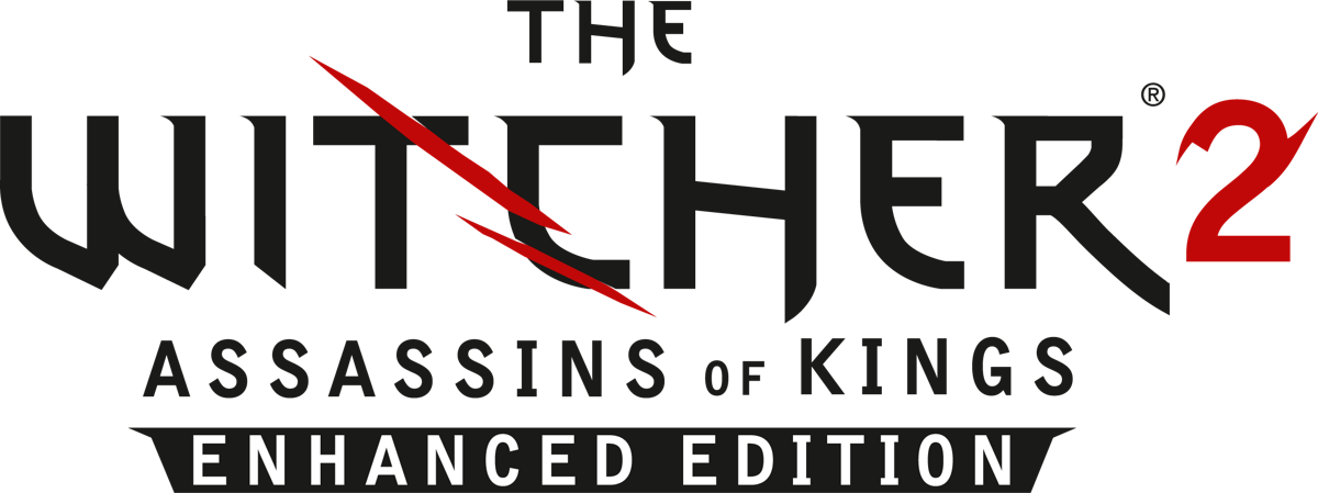 The Witcher 2: Assassins of Kings - Enhanced Edition Logo (Official Fan Kit): Black