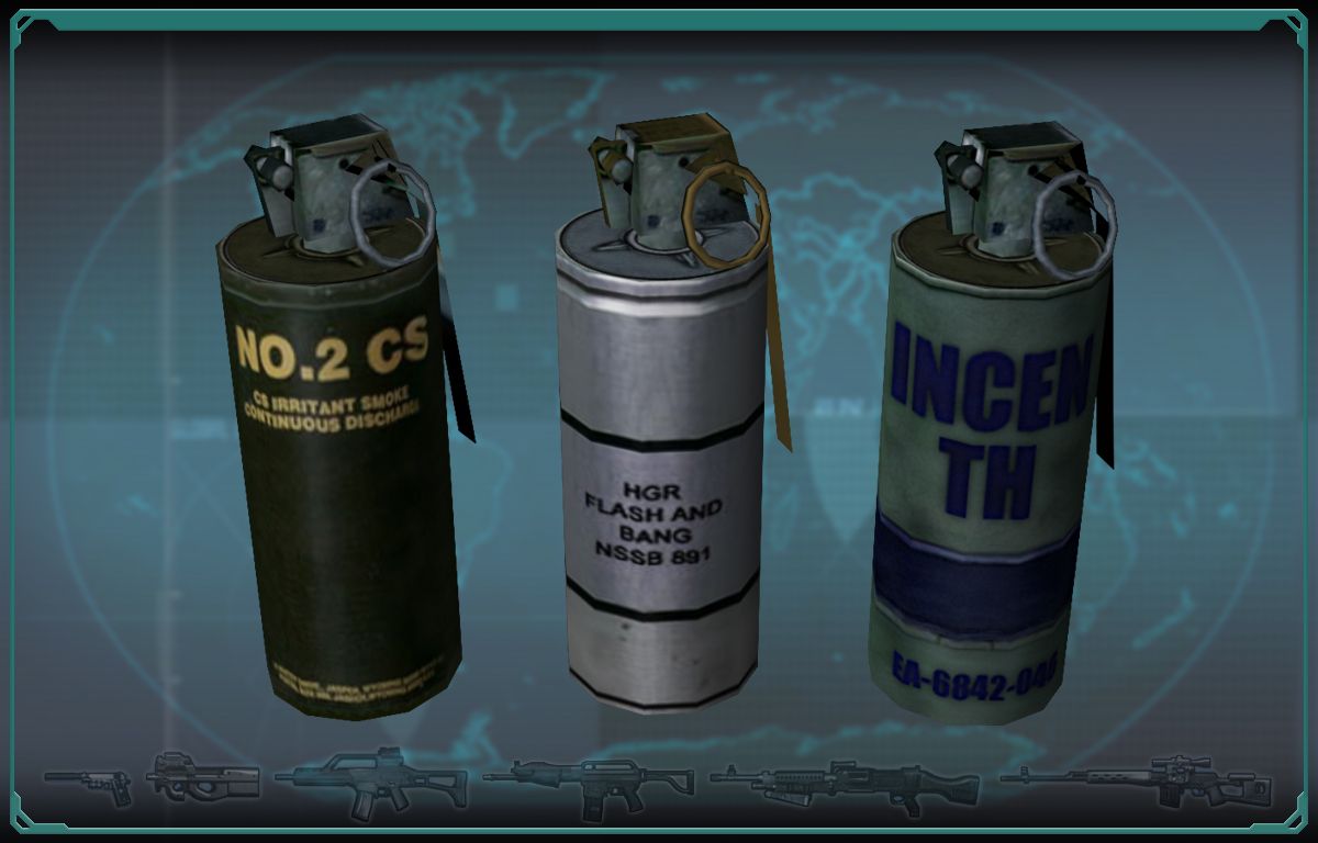 Global Operations Render (Guns and Items Renders): Special Grenades