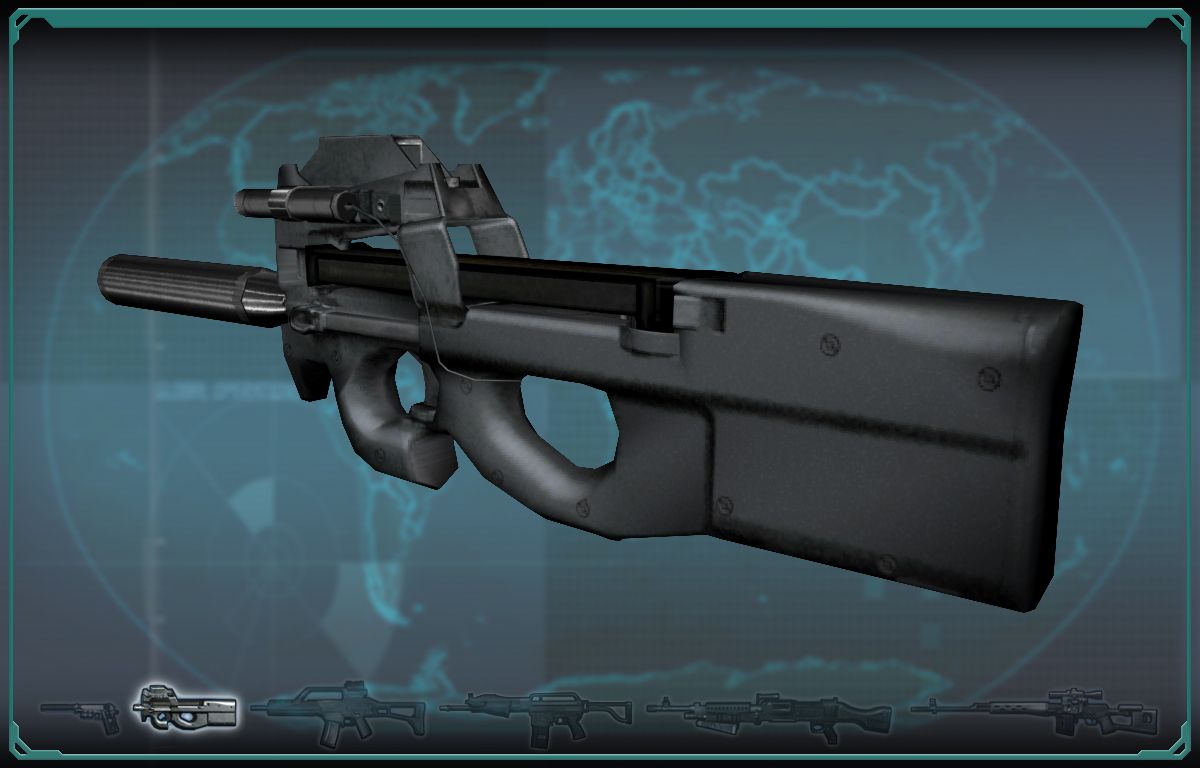 Global Operations Render (Guns and Items Renders): FN P90