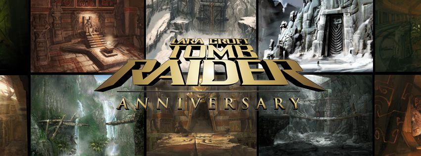 Lara Croft: Tomb Raider - Anniversary Other (Tomb Raider: Anniversary Fankit): Tomb Art Facebook banner