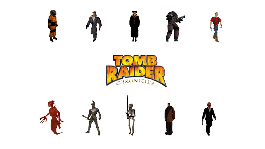 Tomb Raider: Chronicles Other (Tomb Raider: Chronicles Fankit): Baddies Google Plus banner