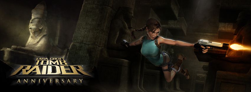 Lara Croft: Tomb Raider - Anniversary Other (Tomb Raider: Anniversary Fankit): Shoot Facebook banner
