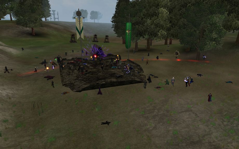 Dark Age of Camelot Screenshot (Official Website - Battle Scenes): Berkstead Outpost