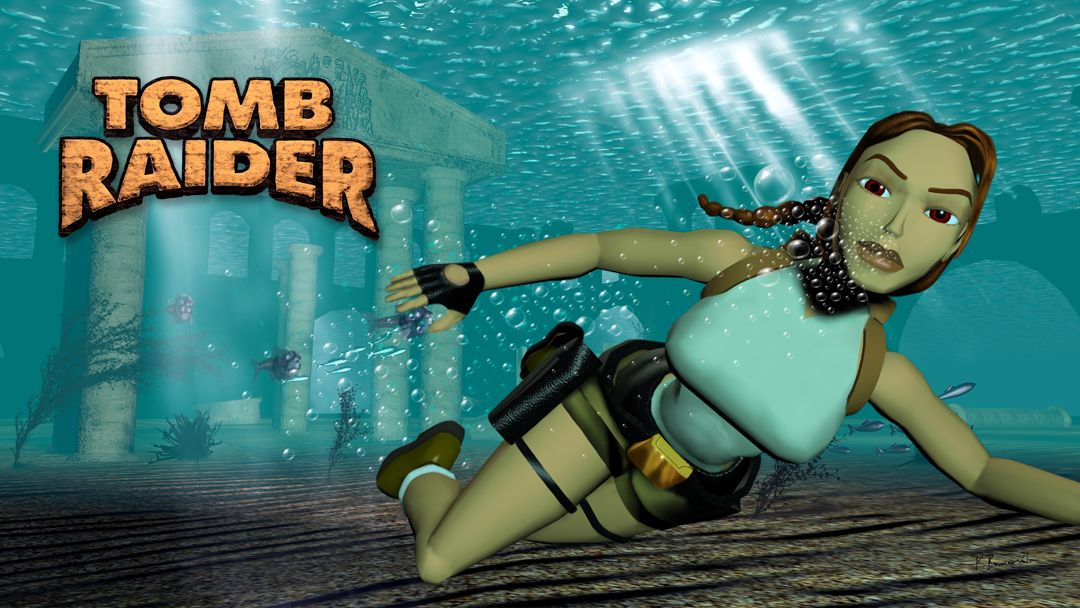 Tomb Raider Other (Tomb Raider Fankit): Render Google Plus banner