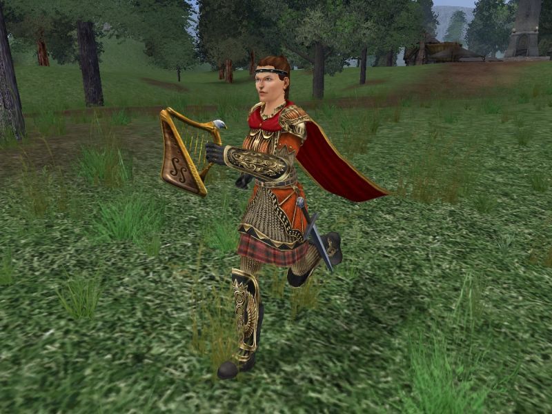 Dark Age of Camelot Screenshot (Official Website - Classes of Albion): Minstrel (Highlander)