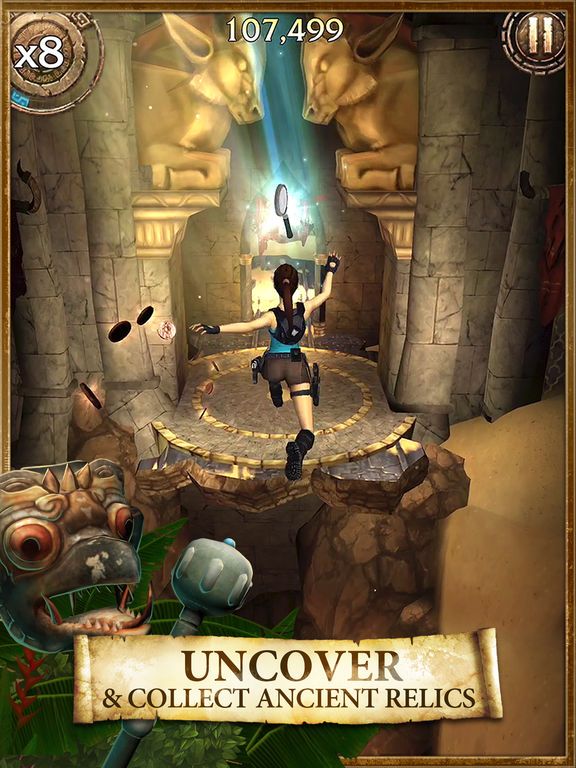 Lara Croft: Relic Run Screenshot (iTunes Store)