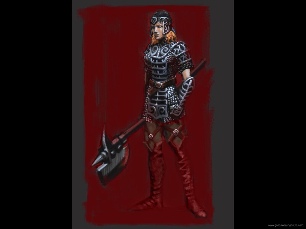 Dungeon Siege II Concept Art (Fan Site Kit): Skirmisher