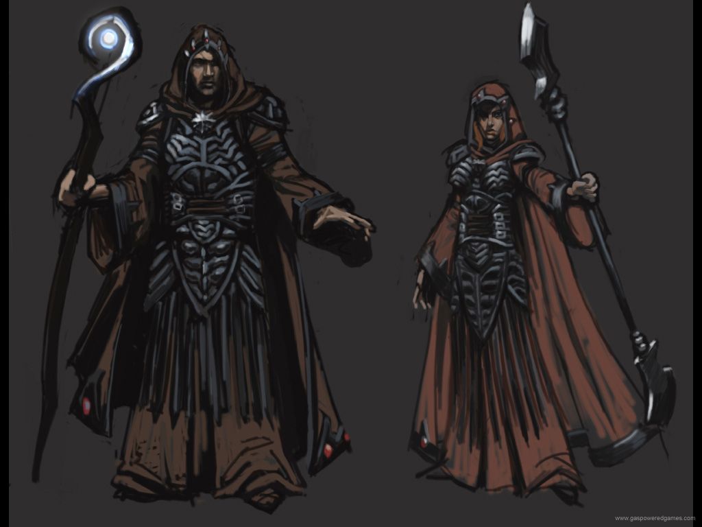 Dungeon Siege II Concept Art (Fan Site Kit): Casters