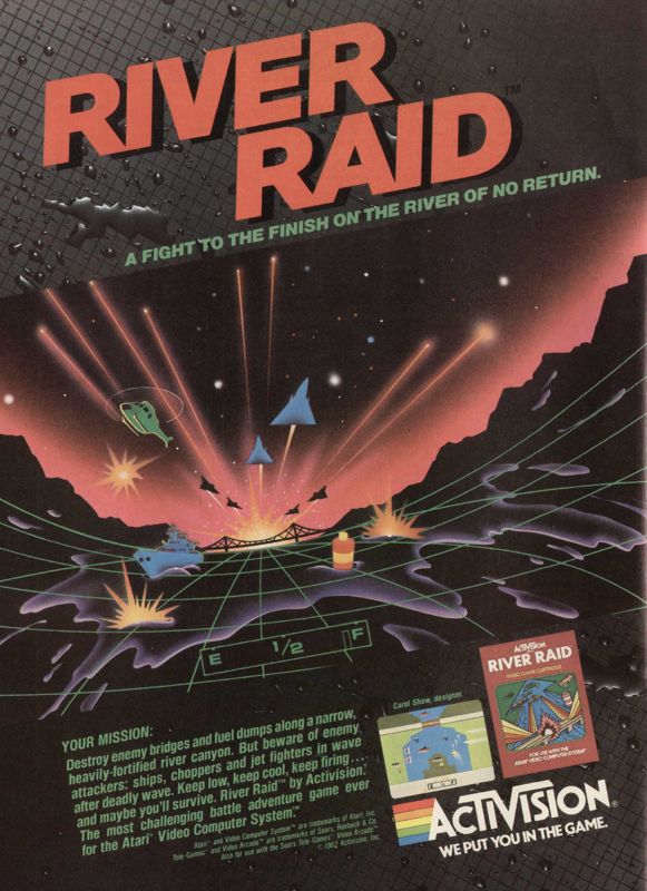 River Raid Magazine Advertisement (Magazine Advertisements): Videogaming Illustrated (United States), Issue 4 (February 1983) page 4