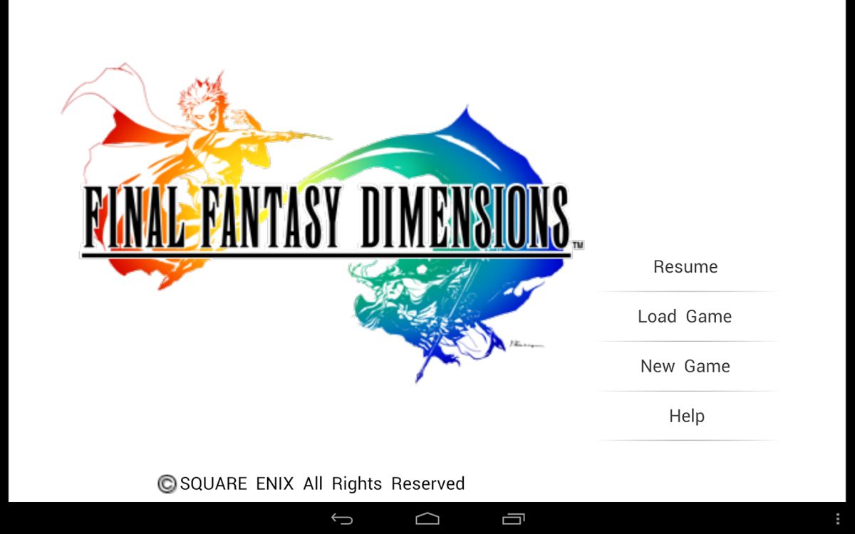 Final Fantasy Dimensions Screenshot (Google Play)