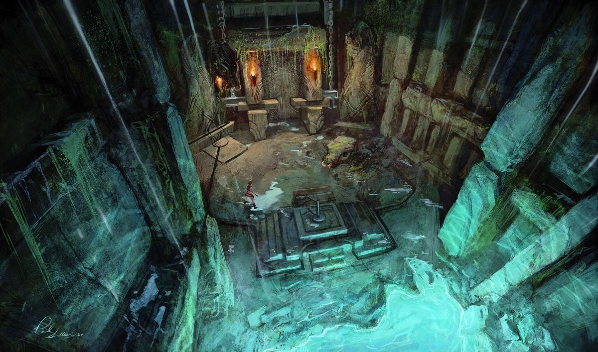 Tomb Raider: Underworld Concept Art (Tomb Raider: Underworld Fankit): Environments 25