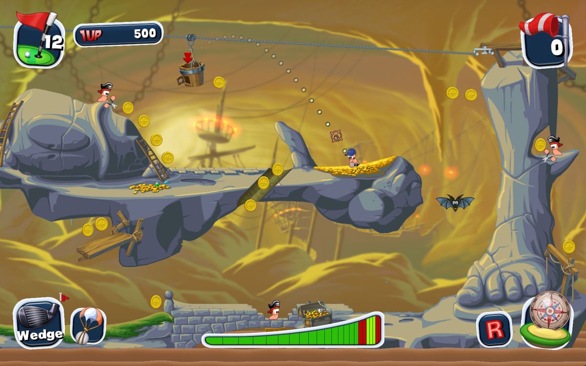 Worms Crazy Golf Screenshot (PlayStation.com)