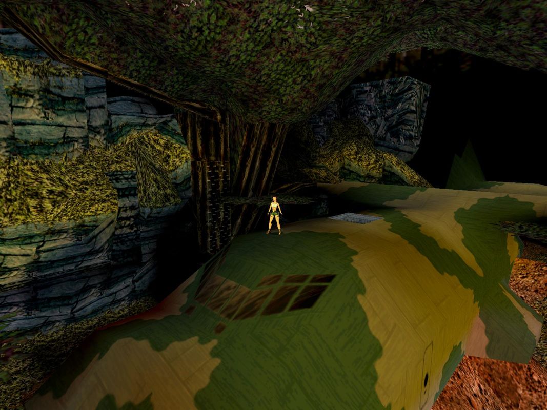 Tomb Raider III: Adventures of Lara Croft Screenshot (Tomb Raider III Fankit): Crash site