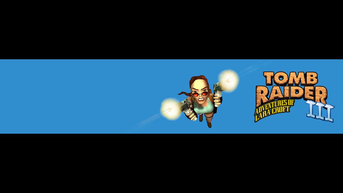 Tomb Raider III: Adventures of Lara Croft Other (Tomb Raider III Fankit): Blue YouTube banner