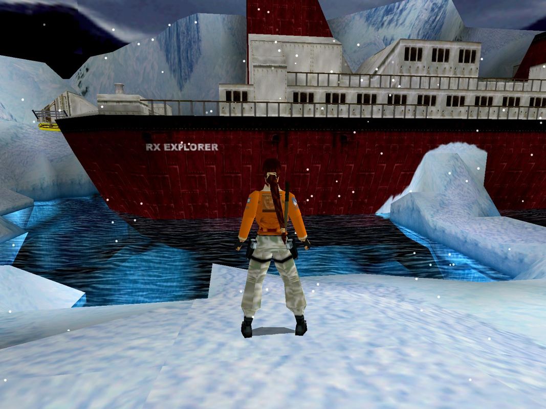 Tomb Raider III: Adventures of Lara Croft Screenshot (Tomb Raider III Fankit): Antarctica