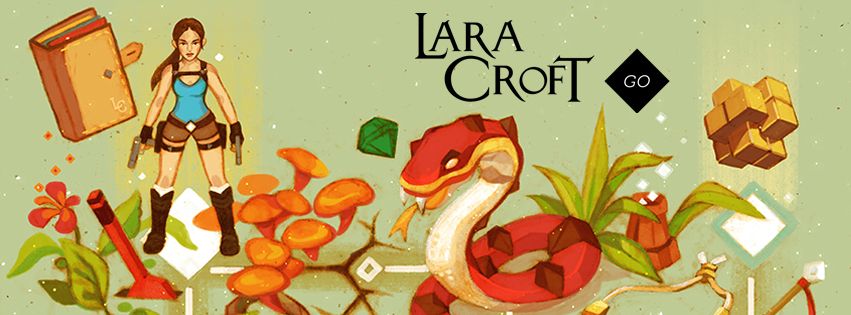 Lara Croft GO Other (Lara Croft Brand Games Fankit): Facebook banner 3