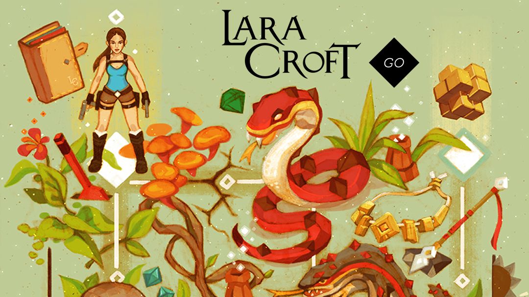 Lara Croft GO Other (Lara Croft Brand Games Fankit): Google Plus banner 2