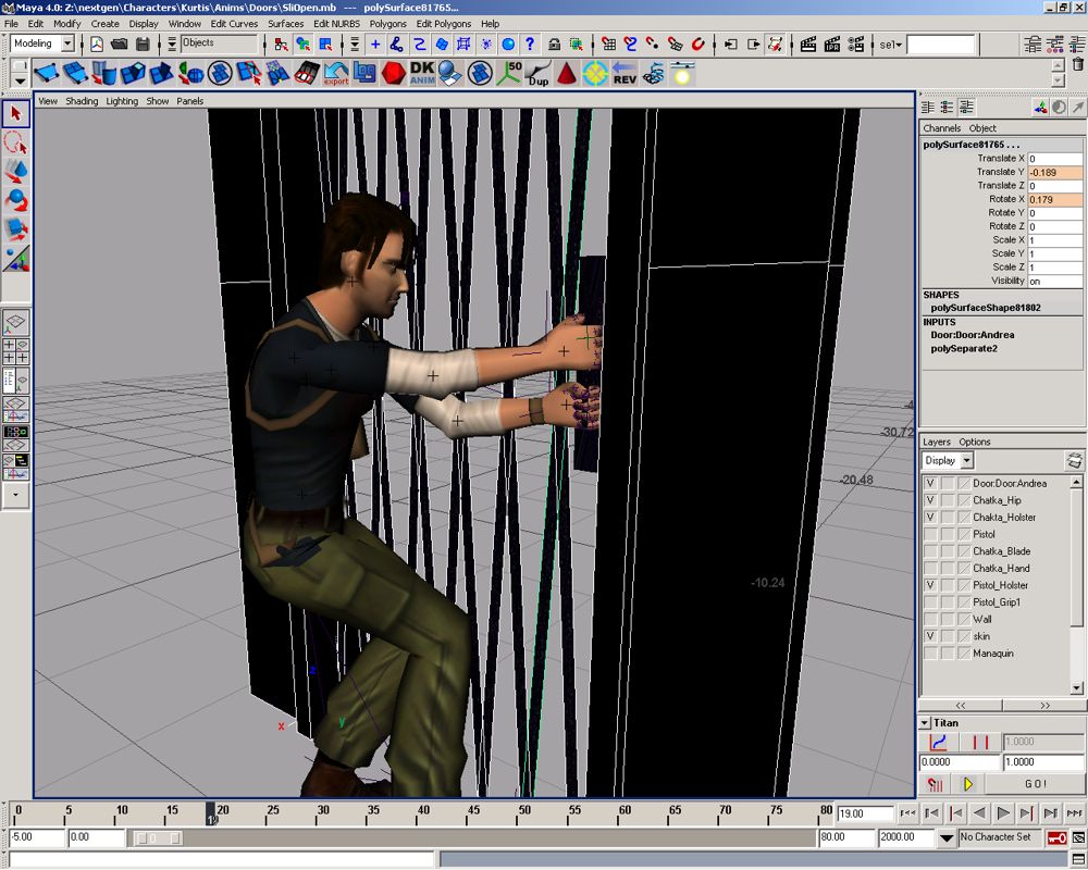 Lara Croft: Tomb Raider - The Angel of Darkness Other (Tomb Raider: The Angel of Darkness Fankit): Kurtis Trent animations